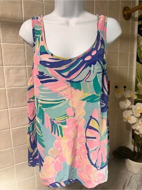 Lilly Pulitzer 100% silk tank top